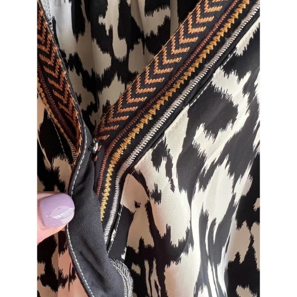 Animal Print Embroidered V-neck Dress by Umgee - Picture 9 of 16